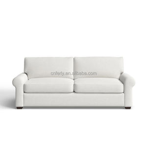 طقم أريكة لغرفة المعيشة فاخرة مريحة من القماش قابلة للتحويل أثاث غرفة المعيشة أريكة مقعد كبير مع مسند للنوم - Product Image 1