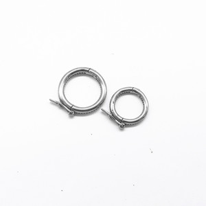 Hebillas de joyería de acero inoxidable yunnique, cierres redondos para hacer pulseras, tamaño grande y pequeño, GZY PJ0007 - Product Image 1