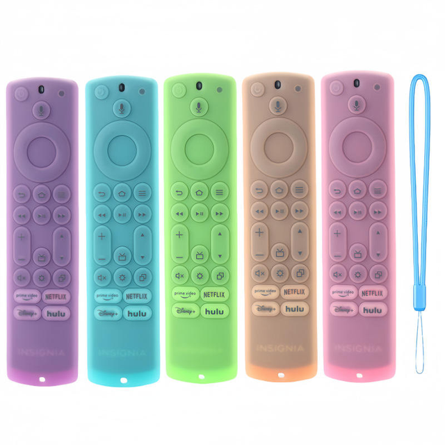 Silicone Remote Control Cover TV Remote Protective Case Anti Slip Shockproof Dustproof Glow in Dark Remote Sleeve for Smart TV