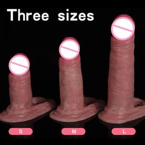 Extenseur de pénis en silicone pour homme, trois tailles, avec anneau pénien, manchon pour pénis, amplificateur de pénis, préservatif retardateur, jouets sexuels pour adultes pour hommes - Product Image 5