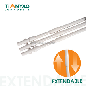 Tianyao TY-PT33 Manche <span class=keywords><strong>télescopique</strong></span> classique en fer durable pour <span class=keywords><strong>balai</strong></span> et serpillière avec adaptateur, extensible jusqu'à 3 m pour le nettoyage des sols domestiques - Product Image 1
