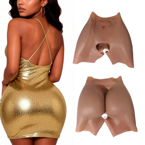 Pantalon en silicone sexy pour les fesses, grande taille, rehausseur de hanches, entrejambe ouvert pour <span class=keywords><strong>femme</strong></span>, modelage corporel, travesti, cosplay, 7 couleurs - Product Image 1