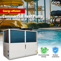 Bomba de Calor Inteligente para Piscina R410a de 130kW con Tecnología Inverter, Pantalla LED, Acero Inoxidable, Independiente y con WiFi