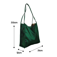 Sac fourre-tout personnalisé de couleur unie pour femmes, sac de voyage, sac de plage, fermeture à fermoir, doublure en polyester, utilisation quotidienne, léger