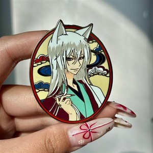 Broche de imitación esmalte de 6CM, pin de anime, insignia, joyería de papelería Kamisama Love Nanami <span class=keywords><strong>Tomoe</strong></span>, artesanía de aleación decorativa - Product Image 4