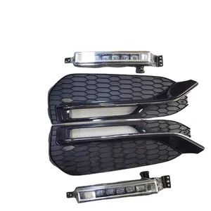 LED Fog Lamp cover frame for honda accord CR 9th 2016 2017 drl led daytime running light Car LED Daytime Running Light
