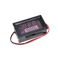 Pengukur Daya Mobil 12-60V, Penguji Kapasitas Baterai Lithium, Layar Digital LED 0.56 inci, Pengukur Tegangan