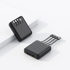 Cargador de Batería Portátil Pequeño de Carga Rápida con Doble USB, Incluye 4 Cables para Teléfono Móvil, Venta Directa de Fábrica - Product Image 4