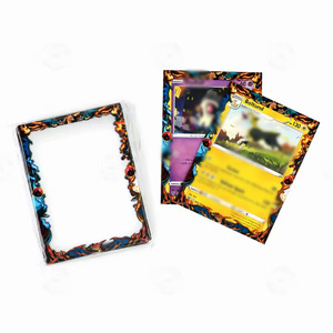 Protège-cartes personnalisés avec logo pour Digimon, cartes de football, cartes Flesh & Blood, et doubles protections. - Product Image 4