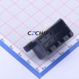 K175977WR-2x10-PTSN Automotive Connector Bent Lead Through Hole Connector 20P 2.5mm 2 Right Angle Insert - Product Image 1