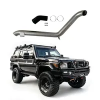 Snorkel de 4 pouces en acier inoxydable pour Toyota Land Cruiser LC70 LC76 LC78 LC79 Series 2007+ – Tuyau d'admission d'air et conduit de pénétration aquatique