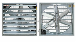 Ventilateur d'extraction de marteau à flux axial robuste industriel Big Air avec obturateur lame en acier inoxydable de produit à haute efficacité - Product Image 2