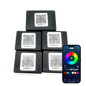 ไฟบรรยากาศในรถยนต์ Symphony Led <span class=keywords><strong>18</strong></span> in 1 RGB 64 สี แถบอะคริลิค ไฟตกแต่งภายในรถยนต์ - Product Image 2