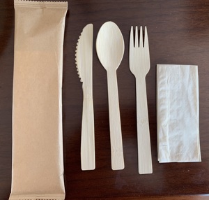 ECOWARE Juego de Cubiertos de Madera Biodegradables y Compostables, Paquete de 500 Utensilios Desechables de Madera (200 Cucharas, 200 Tenedores) para <span class=keywords><strong>Camping</strong></span> - Product Image 2