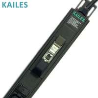 KAILES K22 240V 32A 12 prises, PDU vertical en aluminium pour centre de données, installation en armoire, entièrement personnalisable