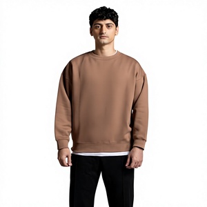 Men's Crew Neck Cotton <b>Fleece</b> <b>Sweatshirt</b> with Custom Front Logo Colorblock Pattern Streetwear Style-OEM Supplier - Product Image 5