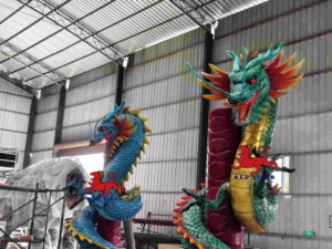 Fantástico Dragón Animatrónico de Simulación para Exhibiciones y Eventos - Product Image 4