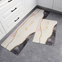 Tapis de cuisine imprimé très vendu, en PVC, résistant à l'huile, antidérapant, pour la cuisine