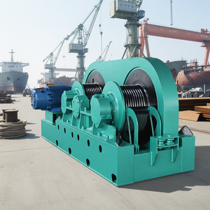 Cabrestante eléctrico de 40 toneladas para remolque de albuques con airbags, grúas para embarque en aguas marinas y transporte de contenedores - Product Image 1