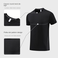 T-shirt d'entraînement de fitness d'été respirant pour hommes chemise de course en plein air à séchage rapide vêtements de sport à manches courtes en soie de glace lâche