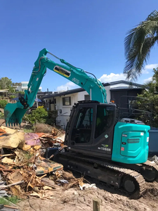 รถขุดขนาดกลาง Kobelco SK135SR มือสอง, รถขุดไฮดรอลิกแบบตีนตะขาบขนาด 13.5 ตัน แบบหางสั้น, รถขุดขนาดกะทัดรัดของแท้ - Product Image 2