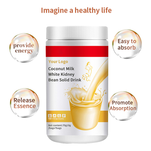 OEM etiquetas privadas de desintoxicación té en polvo leche de coco blanco frijol de riñón a base de hierbas pérdida de peso bebida adelgazante para adultos en una botella - Product Image 4