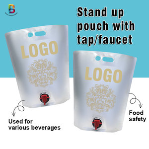 Custom 1L,1.5L,2L 3l alumínio folha vinho saco distribuidor, Bolsas personalizadas com válvula de torneira - Product Image 5