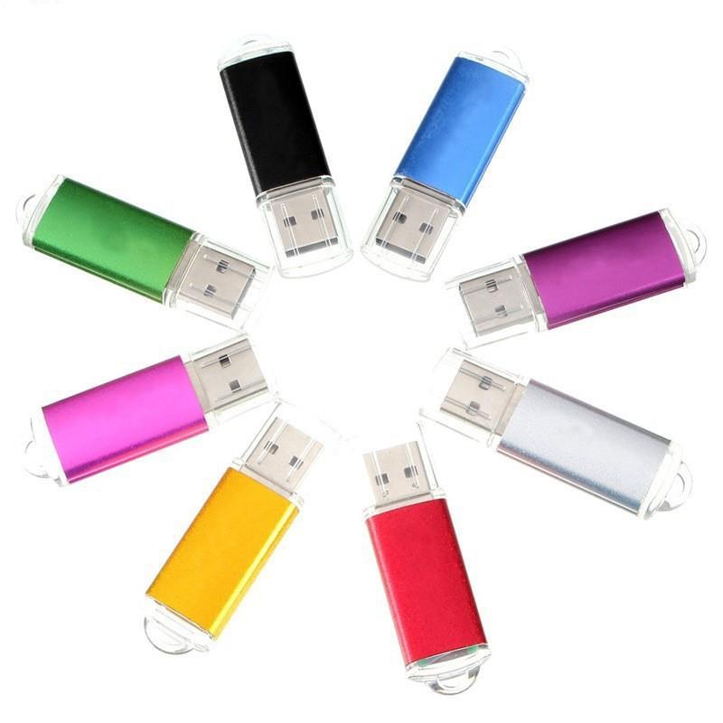 โลหะ USB แฟลชไดรฟ์ 1GB 2GB 4GB 8GB 16GB 32GB 64GB โลโก้ที่กําหนดเอง USB หน่วยความจํา Pendrive