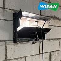 Nouvelle fenêtre d'admission d'air murale WUSEN pour poulailler d'élevage de poulets et de poules pondeuses, garantie 1 an