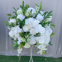 Sagegroene witte zijden bloemenkrans, hangende amarant kunstbloemenarrangement voor bruiloft, feest en decoratie
