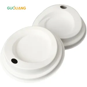 Eco Friendly 100% Composable Disposable Coffee Paper Cup Paper Lids