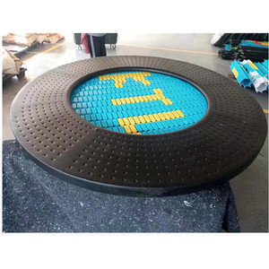 Équipement de jeu extérieur pour enfants Trampolin rond d'ancrage au sol pour adultes et enfants avec certificat TUV - Product Image 4