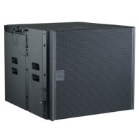 Système audio professionnel 4+2 avec caisson de basses de 18 pouces + deux enceintes line array de 10 pouces, système de sonorisation line array actif 2 voies, 650W/600W, 8 panneaux en contreplaqué de bouleau