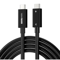 Cable USB4 de 40 Gbps y 240 W, Cable de Carga Rápida USB C a USB C, Compatible con Resolución Dual 8K a 60 Hz, Compatible con Cable Thunderbolt 4