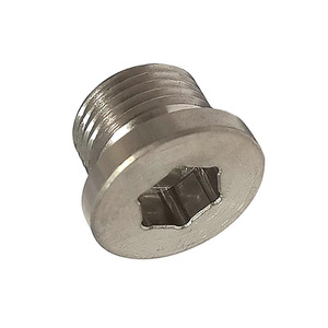 ปลั๊กเกลียวภายนอก M18x1.5 เหล็กชุบนิกเกิล ท่อไอเสีย ฝาปิดปลายเกลียวหกเหลี่ยม อุปกรณ์ฮาร์ดแวร์ - Product Image 1