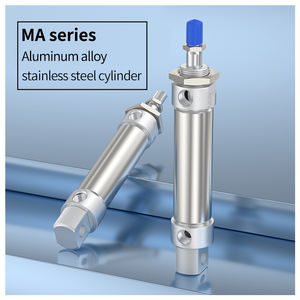 Mini Cilindro Pneumatico in Acciaio Inox a Doppia Azione Serie MA per Uso Industriale Standard Componenti del Nucleo con Cuscinetti - Product Image 5