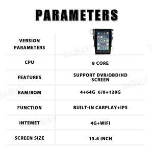 Autoradio 13,6 pouces pour Ford Mondeo 2013-2020 Android 12 Écran vertical Multimédia GPS Navigation Autoradio Stéréo - Product Image 6