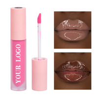 Gloss à lèvres en gros avec logo, tube de gloss cosmétique de luxe, étiquette en vrac, base de gloss Halal Kozmetika, rouge à lèvres