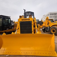 90% Nouveau bulldozer Shantui SD22, un bulldozer hydraulique à chenilles haute performance, à vendre avec des composants de moteur de base de Chine
