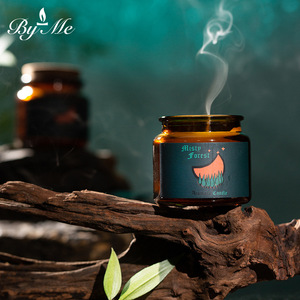 <span class=keywords><strong>เทียน</strong></span>หอมถั่วเหลืองกลิ่นหมอกป่าในฝัน บรรจุในขวดแก้วสีชา พร้อมฝาไม้ก๊อก ของตกแต่งบ้าน กลิ่นหอมผ่อนคลาย เหมาะสำหรับเป็นของขวัญ - Product Image 3