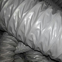Conduit flexible en PVC Fushilin FSL-NY de haute qualité, 50-400 mm, longueur 10 m, norme ISO pour les systèmes de ventilation et de climatisation