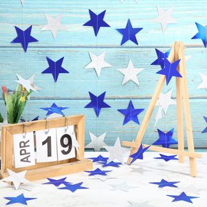 Striscione a Stella Bifacciale da Appendere, Decorazione in Carta a Forma di Piccole Stelle per Compleanni, Matrimoni, Natale, Lauree - Product Image 4