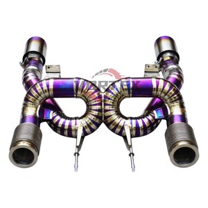 Système d'échappement OEM en acier inoxydable Valvetronic Catback After Market pour McLaren 720S, sortie directe avec downpipe - Product Image 5
