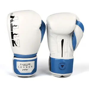 Individuelles Logo Großhandel Leder Boxhandschuhe Hersteller Training Kuhlfell gewinner Boxhandschuhe