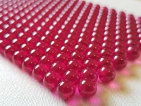 Stock important # 5 sphères de corindon rubis, pierres précieuses en vrac, prix de gros, pierres précieuses créées en laboratoire, différentes tailles, matières premières pour bijoux