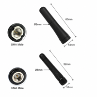Antenne LoRa ISM FuRao FR-868-CM-SET 868 MHz 848-888 MHz 2,5 dBi/2 dBi Mini Whip pour connecteur mâle pour capteur de passerelle LoRaWAN