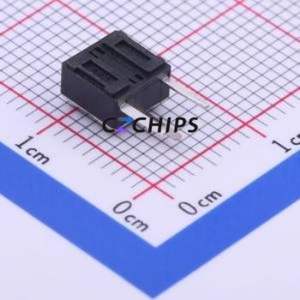 TS-KG02VA Tactile Switch Through hole Component (THT),6x6mm Switch Single Pole Single Throw Round Button 1.6N Right Angle Insert - Product Image 2