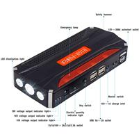 Dispositif de démarrage d'urgence haute puissance 68800 mAh, batterie externe 12V, démarreur de voiture portable avec compresseur d'air