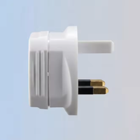 Adaptateur secteur compact britannique très vendu pour rasoir, brosse à dents électrique, ordinateur portable et LED, homologué 250V 16A, fabriqué au Zhejiang, Chine