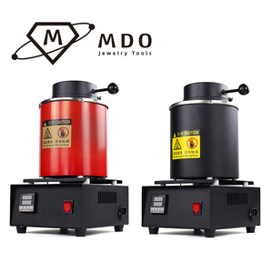 Mini fourneau électrique numérique pour la fusion des métaux 3kg 2000 ℉   Fourneau de fusion à fente pour huile en céramique pour outils et équipements de bijouterie en or - Product Image 5